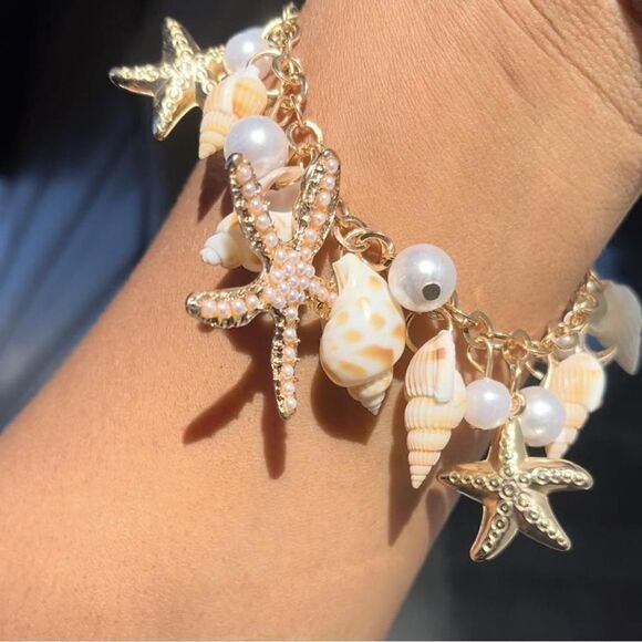 Boho pearl bracelet N735 - Picture 2 of 6